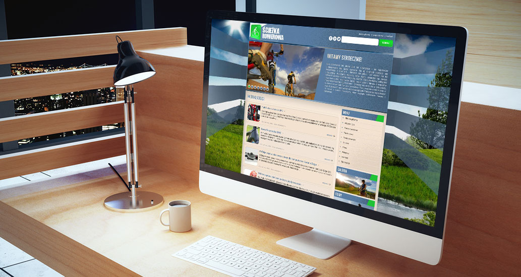 Strona internetowa dla serwisu Ścieżka Rowerowa