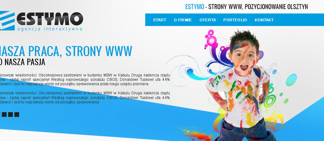 Ruszamy ze stroną www Estymo