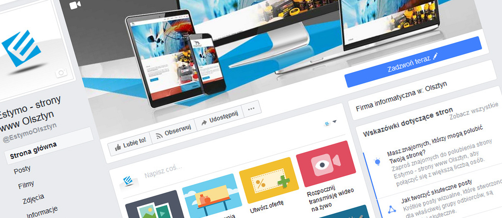 Uruchomiliśmy nasz profil na Facebooku