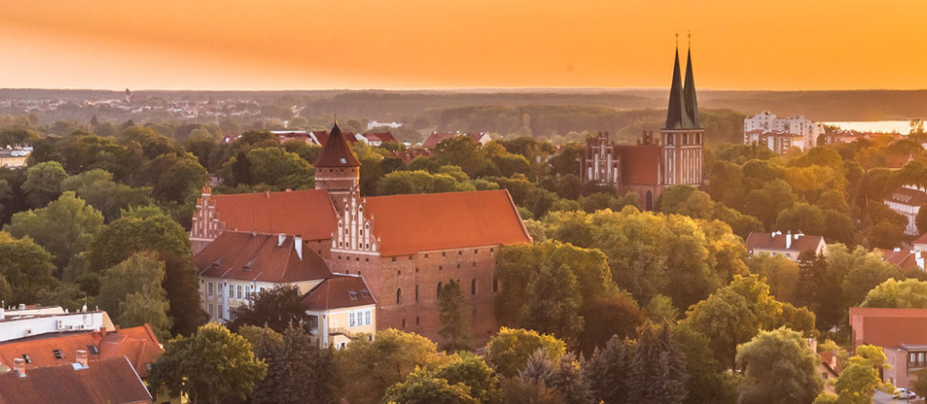 Malownicze miasto Olsztyn