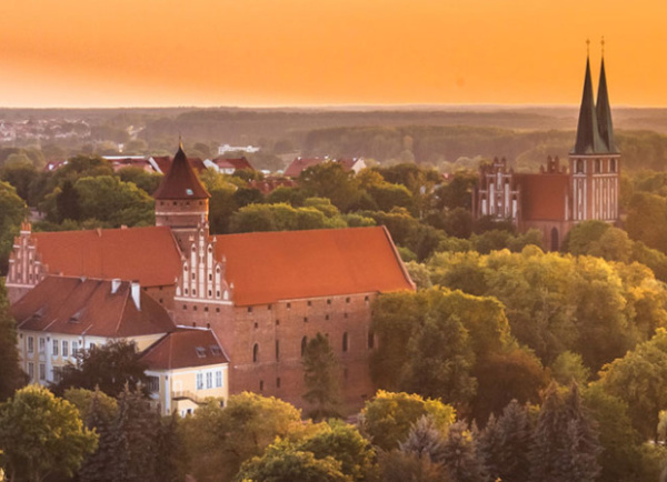 Malownicze miasto Olsztyn