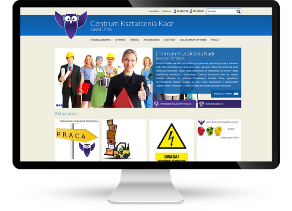 Strona internetowa dla CKK Graczyk w Ostródzie