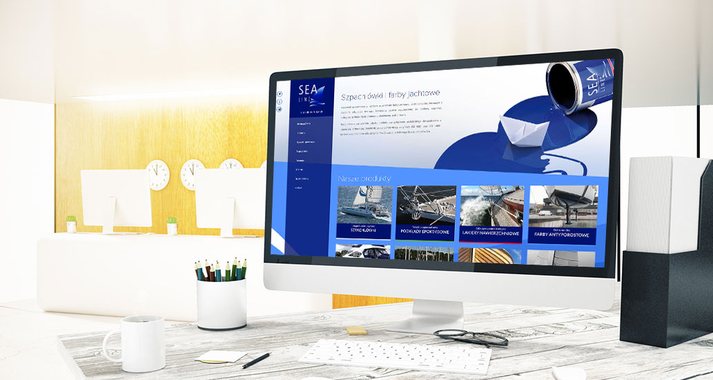 Strona www dla firmy Sea-Line