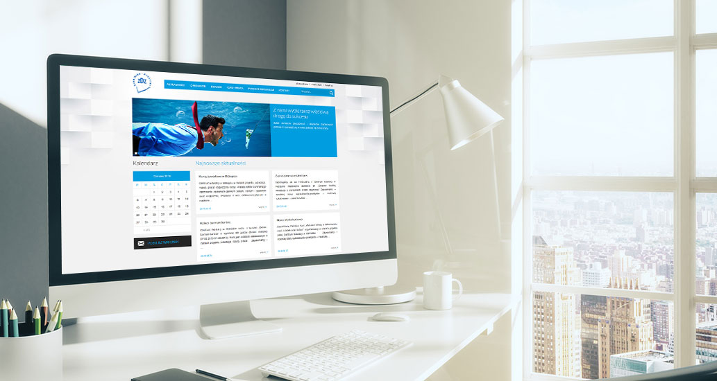 Strona www projektu „Edukacja, rozwój, praca”