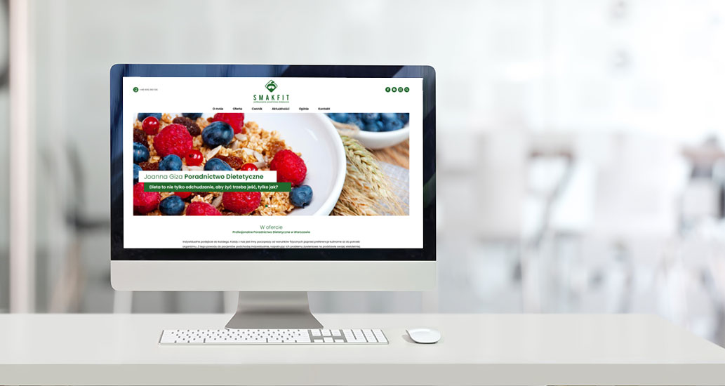 Strona internetowa dla Smakfit