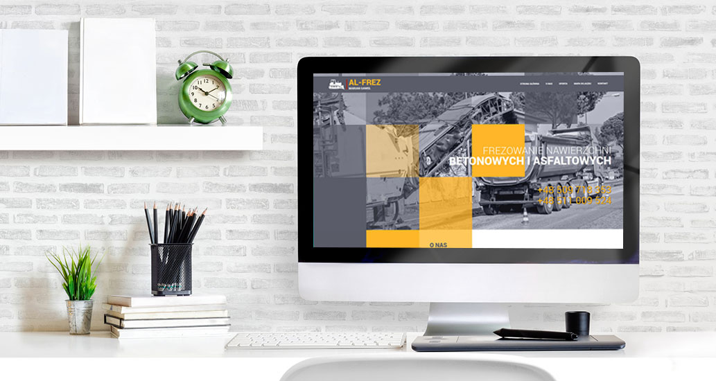 Strona www dla firmy Al-Frez