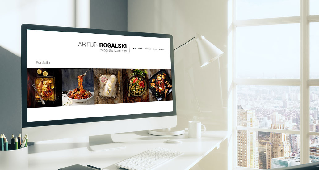 Realizacja strona internetowa dla Artura Rogalskiego