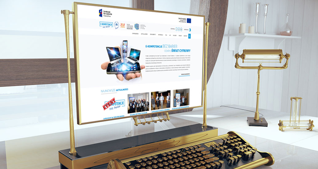 Strona www dla projektu E-Kompetencje