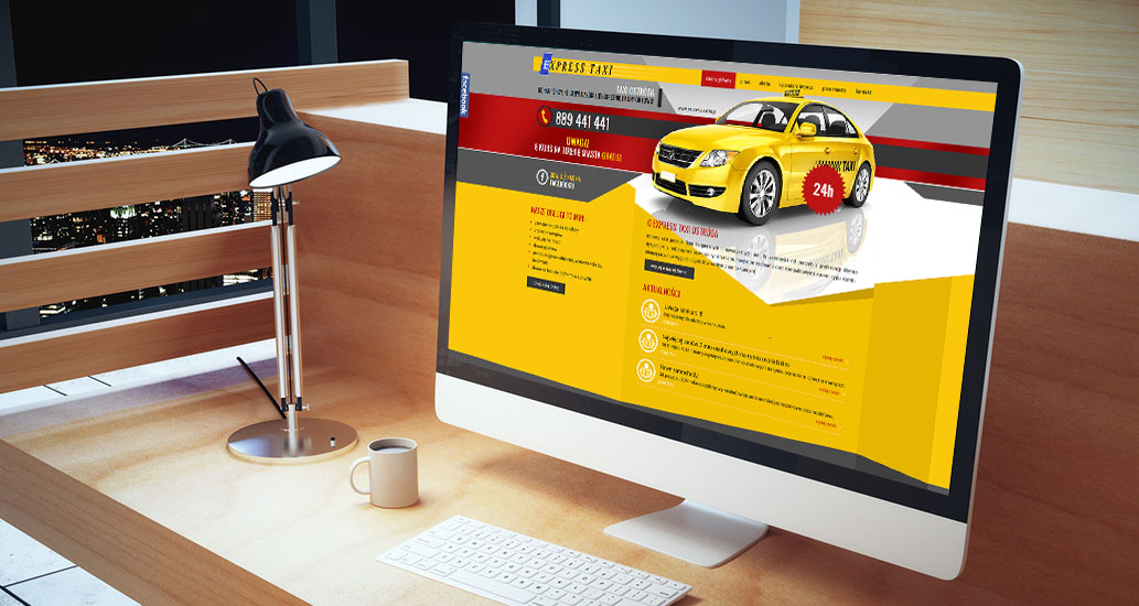Strona internetowa dla firmy Express Taxi