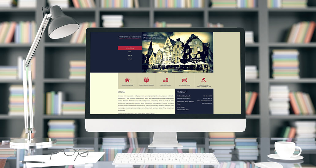 Strona www dla kancelarii Mystkowscy z Olsztyna