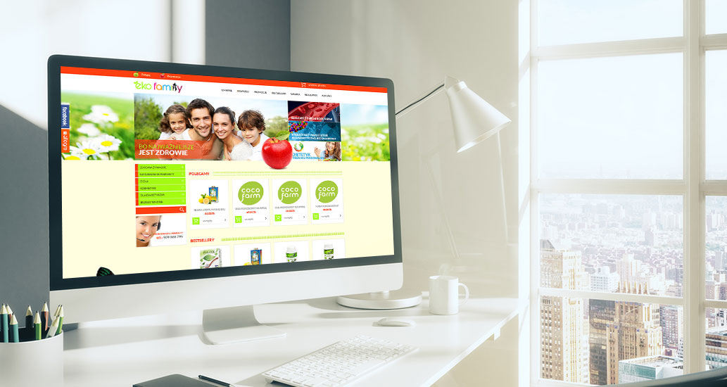 Sklep internetowy dla firmy Eko Family