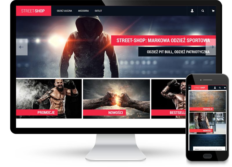Sklep internetowy dla firmy Street-Shop