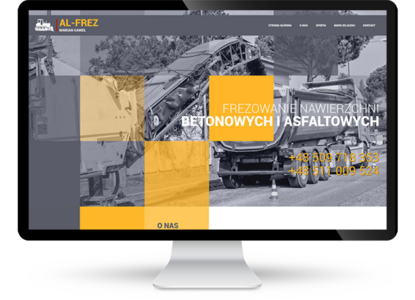 Strona www dla firmy Al-Frez