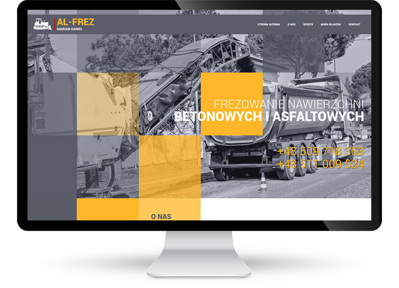 Strona www dla firmy Al-Frez