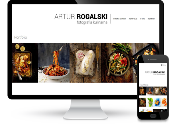 Realizacja strona internetowa dla Artura Rogalskiego
