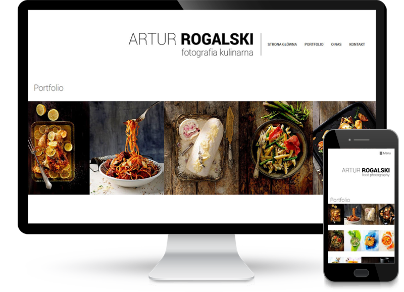 Realizacja strona internetowa dla Artura Rogalskiego