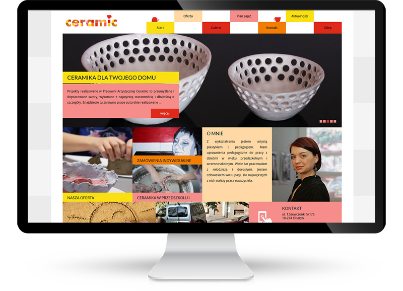 Strona internetowa dla Ceramiq