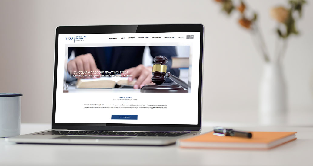 Strona www dla Kancelarii Teza w Olsztynie