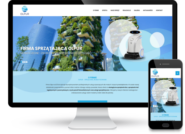 Strona internetowa dla firmy Olpur