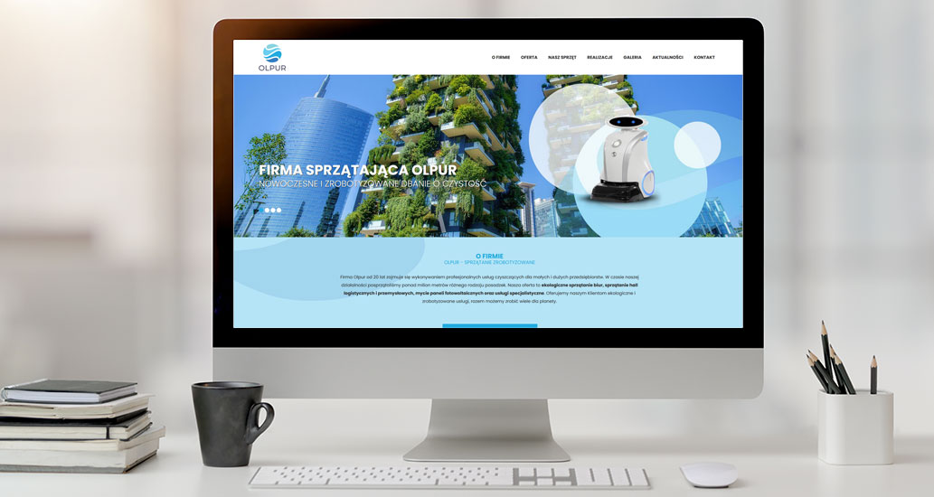 Strona internetowa dla firmy Olpur