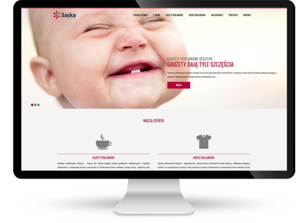 Strona internetowa dla firmy Saska