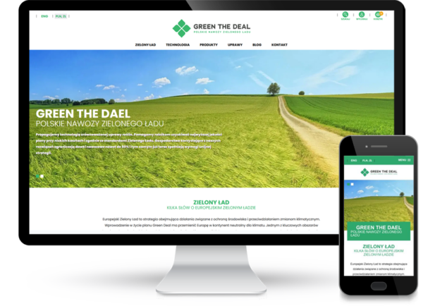 Realizacja sklepu internetowego dla projektu Green the Deal