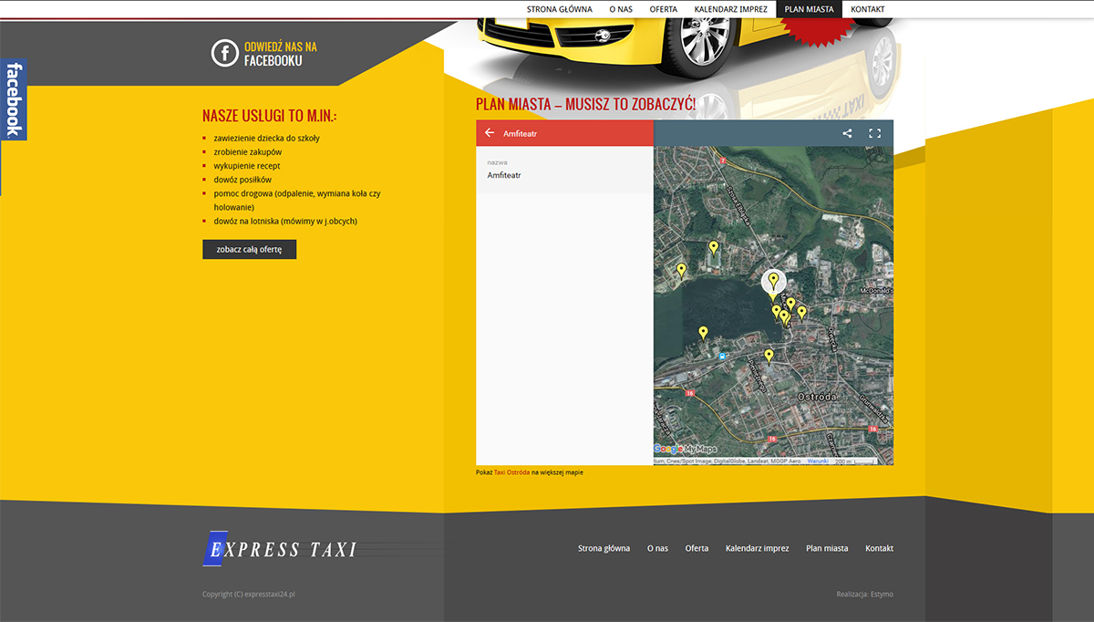 Strona Expres Taxi Ostroda