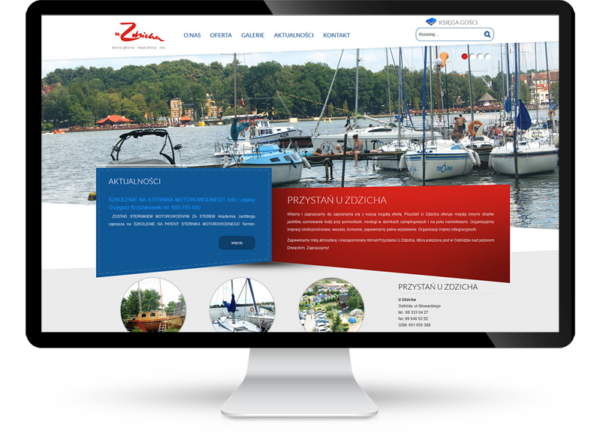 Strona internetowa dla Przystani u Zdzicha w Ostródzie