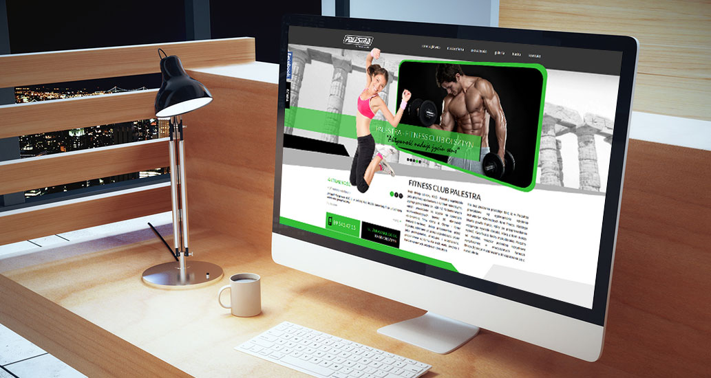 Strona internetowa dla klubu fitness