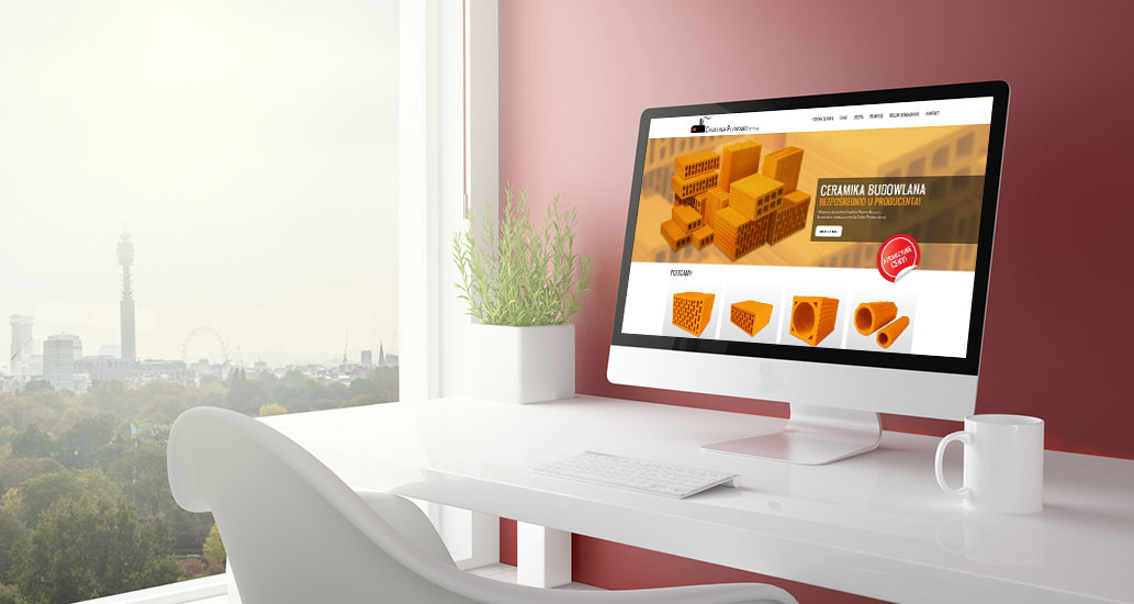 Strona www dla Cegielni w Plenowie