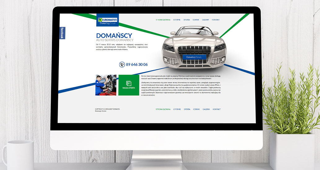 Strona www dla warsztatu samochodowego