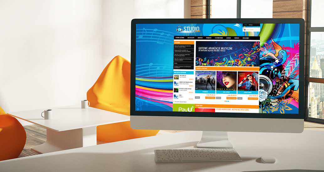 Realizacja sklepu internetowego dla firmy Studio Demo