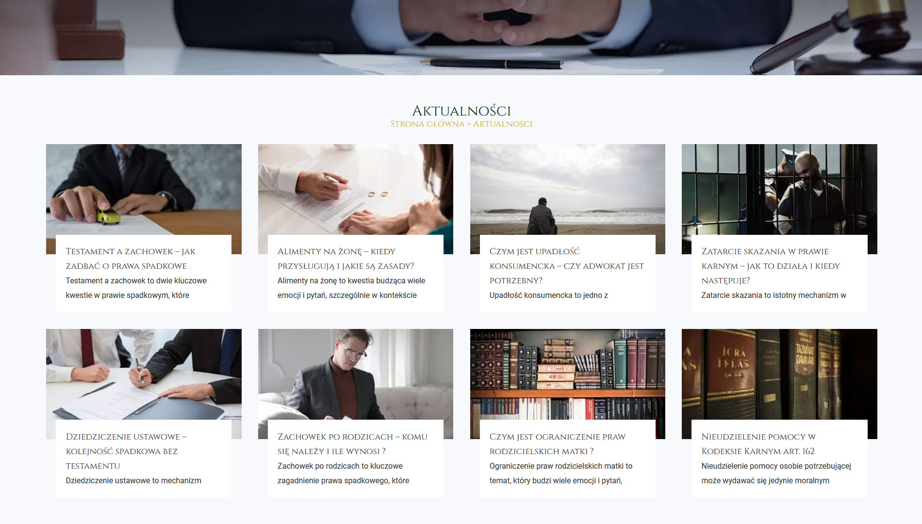strona internetowa kancelarii prawnej