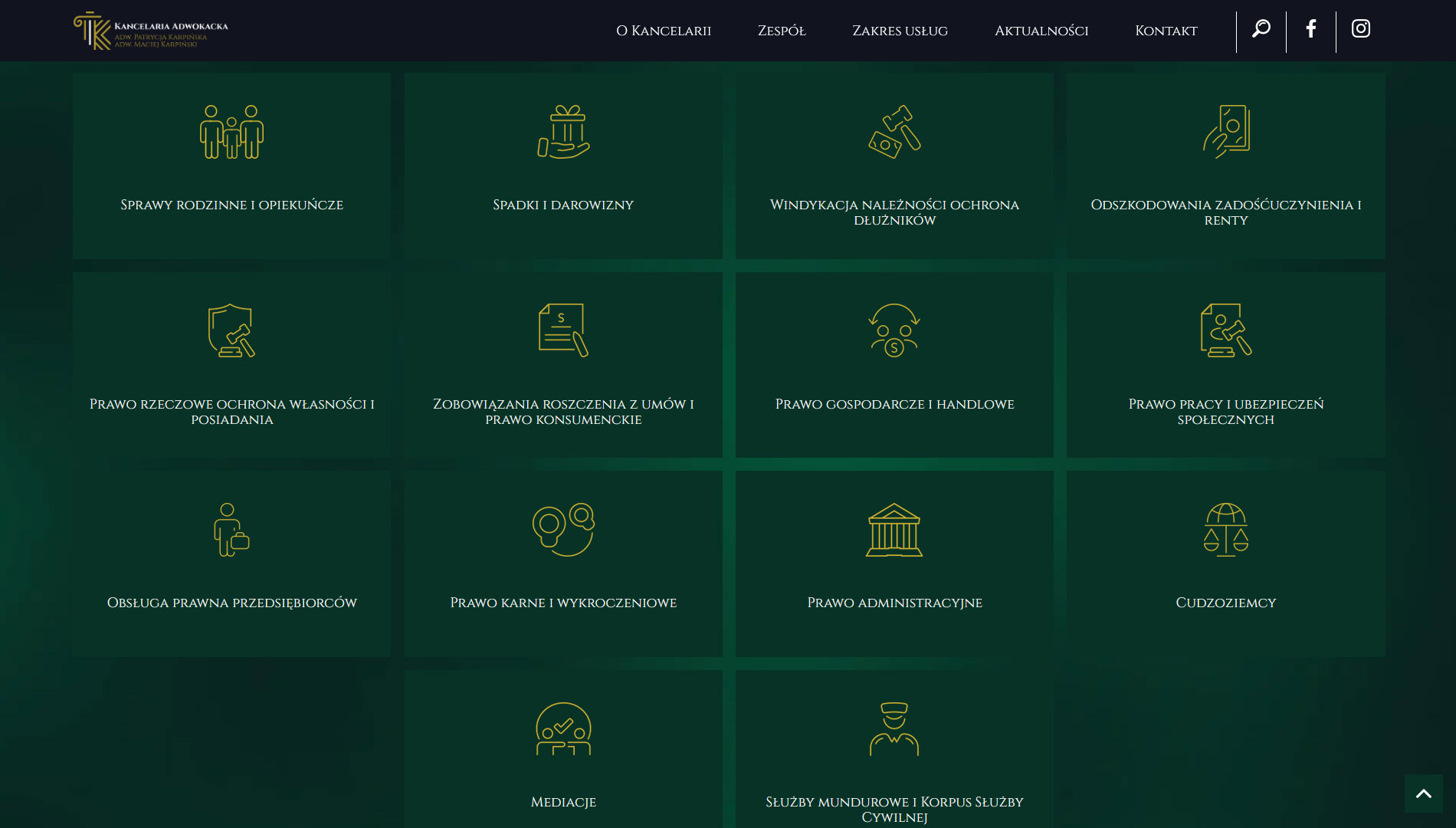 strona internetowa realizacja adwokat
