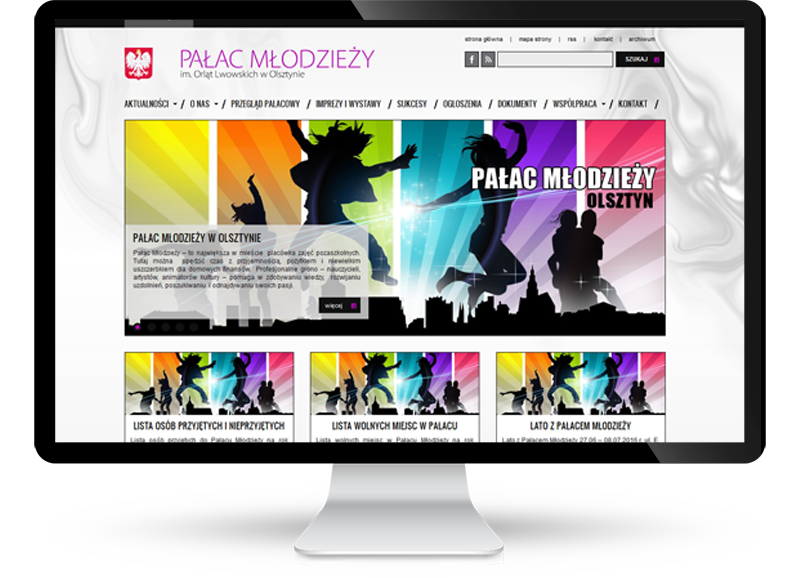 Strona internetowa dla placówki zajęć pozaszkolnych