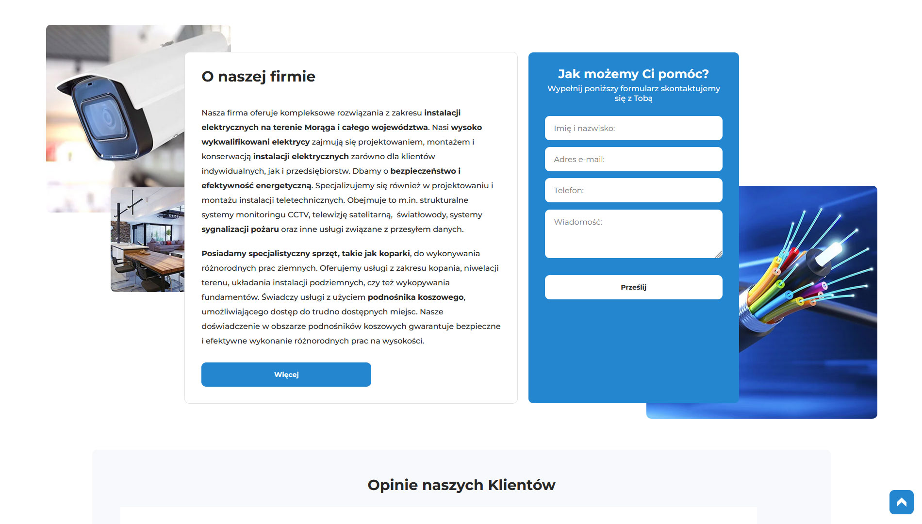 strona internetowa dla elektryka w moragu strona internetowa dla elektryka w moragu