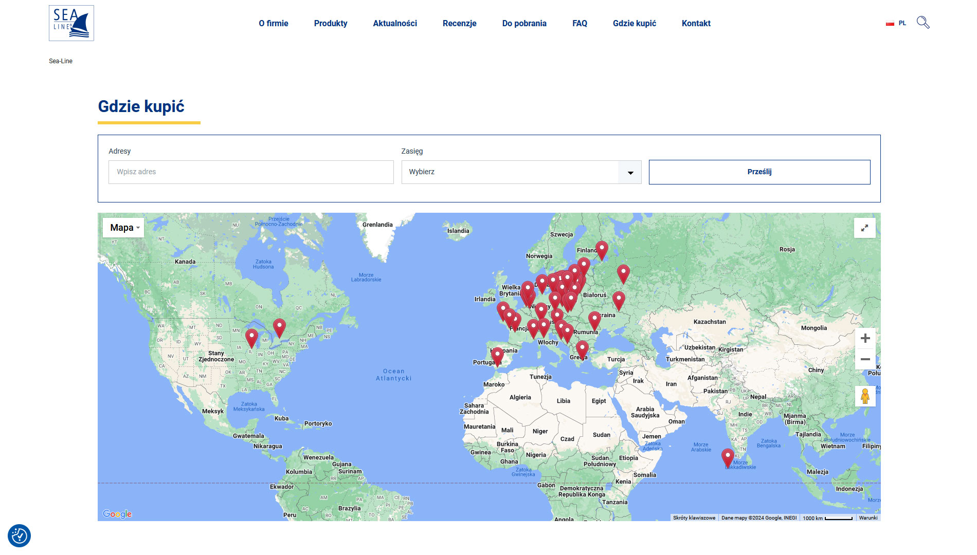 Wyszukiwarka sklepow