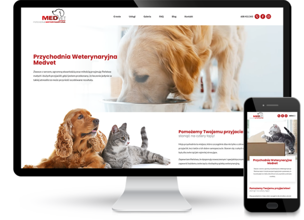 Strona www dla weterynarza