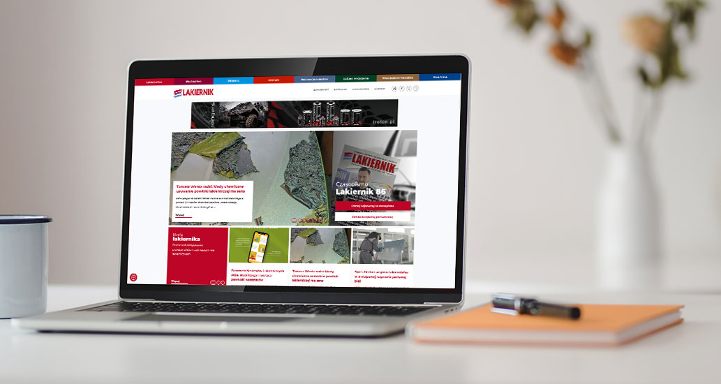 Strona www Lakiernik.com.pl