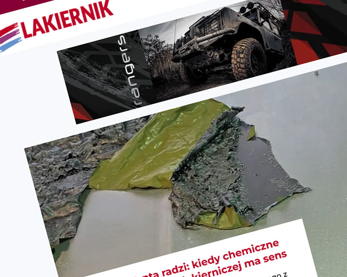 Portal internetowy dla lakierników